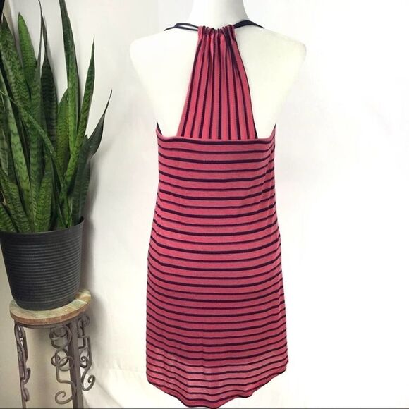 SPLENDID Pink Striped Sleeveless Tunic Small | SPLENDID fit flare tunic small - Picture 5 of 9